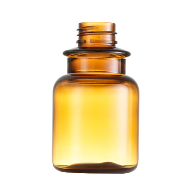 ขวดน้ำมันสีเหลืองอำพันที่กำหนดเอง 90ml สำหรับกระป๋องยา