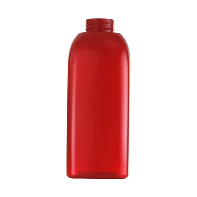 รีไซเคิลได้ 500ml ความจุขนาดใหญ่รอบไหล่สีแดงพลาสติกสัตว์เลี้ยงเจลอาบน้ำขวดปั๊ม
