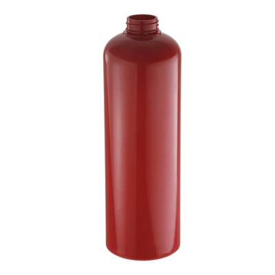 รีไซเคิลเปล่า 900ml ความจุขนาดใหญ่รอบไหล่สีแดงพลาสติกสัตว์เลี้ยงเจลอาบน้ำปั๊มขวด